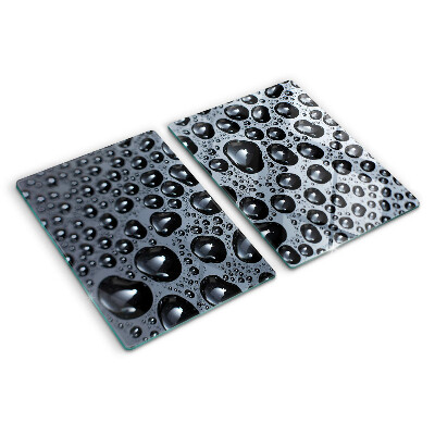 Planche à découper en verre Gouttes d'eau sur le verre