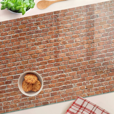 Planche à découper en verre Mur de briques