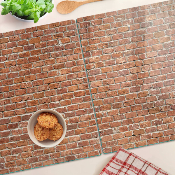 Planche à découper en verre Mur de briques