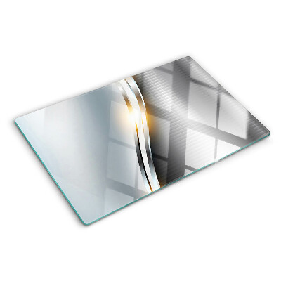 Planche à découper verre Motif abstrait avec des lignes