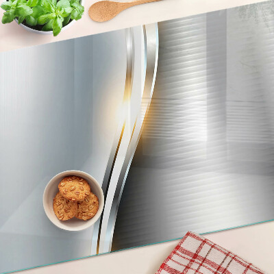 Planche à découper verre Motif abstrait avec des lignes