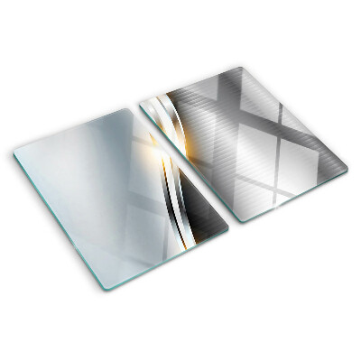 Planche à découper verre Motif abstrait avec des lignes