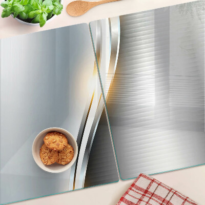 Planche à découper verre Motif abstrait avec des lignes