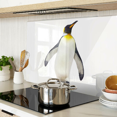 Planche à découper en verre Pingouin sur la glace