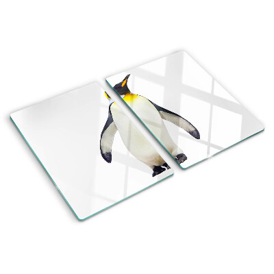 Planche à découper en verre Pingouin sur la glace