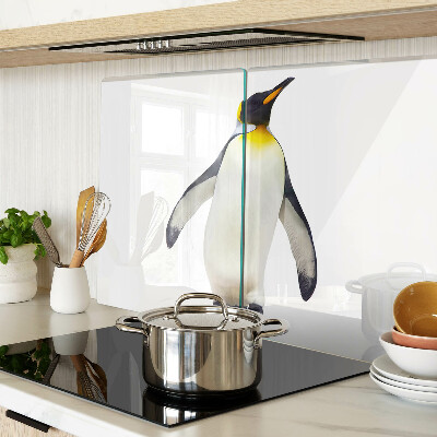 Planche à découper en verre Pingouin sur la glace