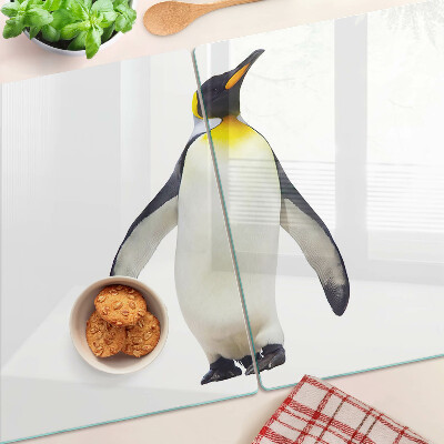 Planche à découper en verre Pingouin sur la glace