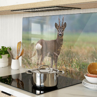 Planche à découper verre Chevreuil dans son habitat naturel