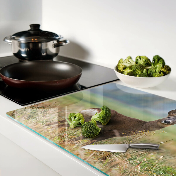 Planche à découper verre Chevreuil dans son habitat naturel