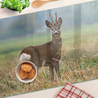 Planche à découper verre Chevreuil dans son habitat naturel