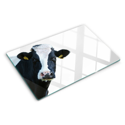Planche à découper verre Vache intéressante