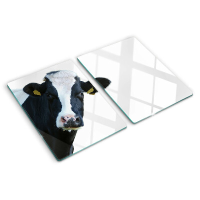 Planche à découper verre Vache intéressante