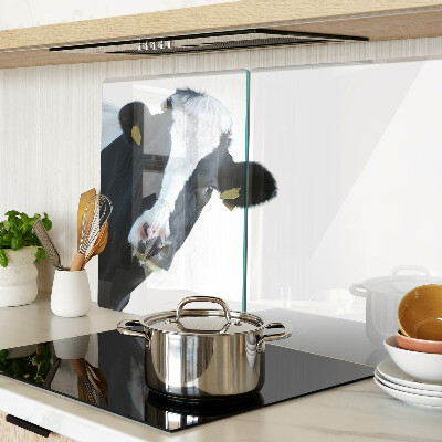 Planche à découper verre Vache intéressante