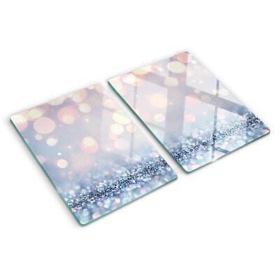 Planche à découper verre Lumières scintillantes avec un accent de diamant