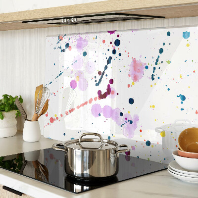 Planche à découper en verre Éclaboussures de peinture de style abstrait