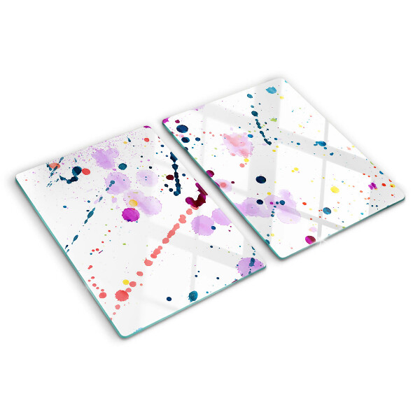 Planche à découper en verre Éclaboussures de peinture de style abstrait