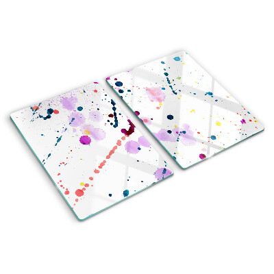 Planche à découper en verre Éclaboussures de peinture de style abstrait