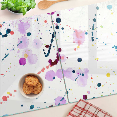 Planche à découper en verre Éclaboussures de peinture de style abstrait