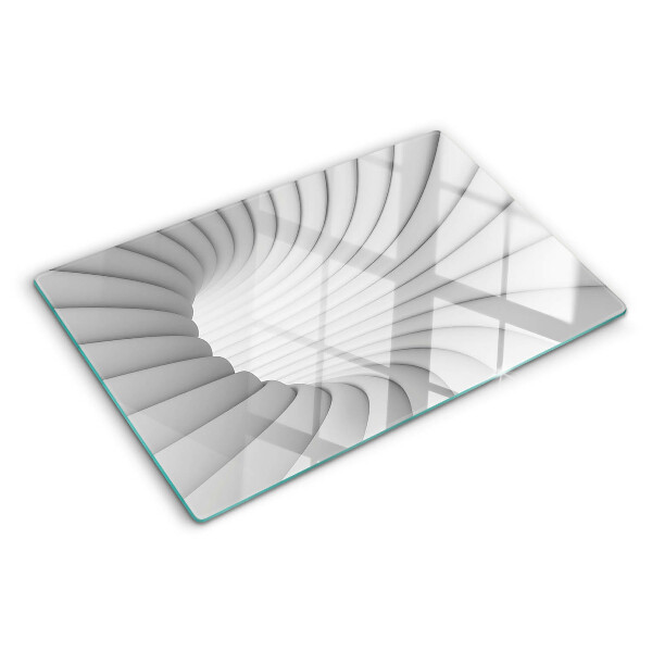 Planche à découper verre Intérieur en spirale