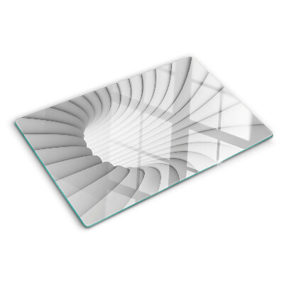 Planche à découper verre Intérieur en spirale