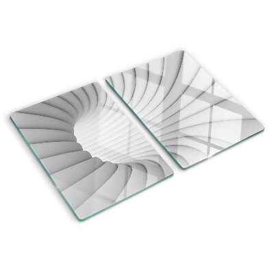 Planche à découper verre Intérieur en spirale