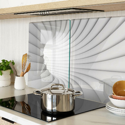 Planche à découper verre Intérieur en spirale