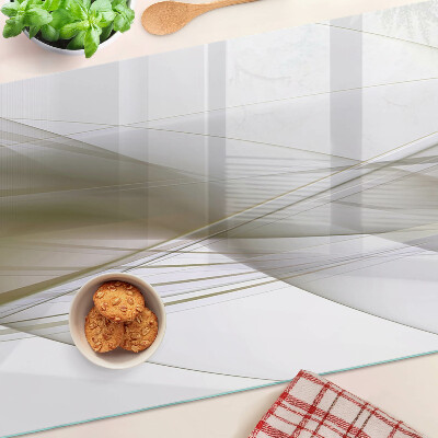 Planche à découper verre Lignes et formes abstraites