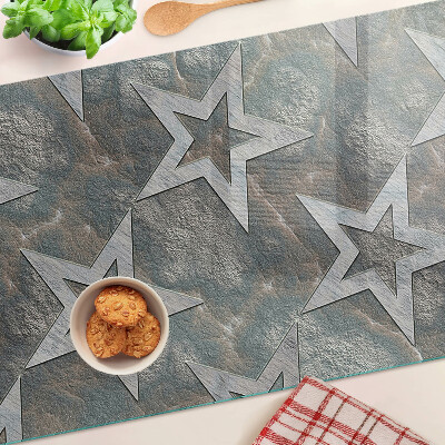 Planche à découper en verre Étoiles sur fond texturé