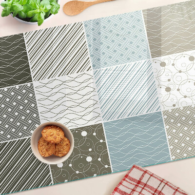 Planche à découper verre Motifs et lignes géométriques