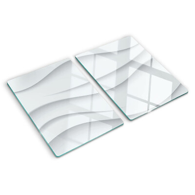 Planche à découper en verre Vagues et lignes