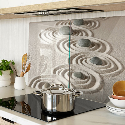 Planche à découper verre Motifs ondulés dans le sable
