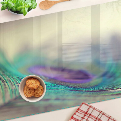 Planche à découper verre Une goutte sur une feuille