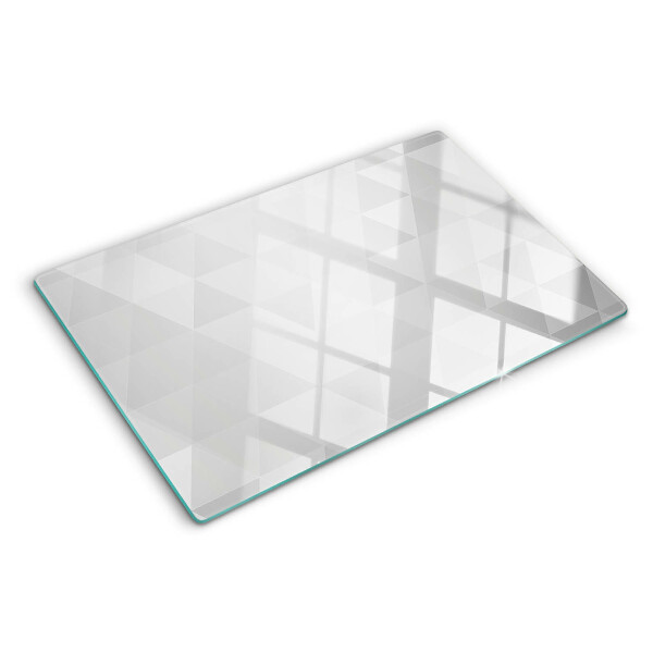 Planche à découper verre Motifs géométriques dans les tons de gris