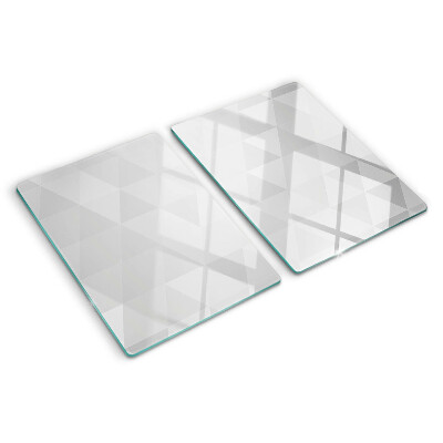 Planche à découper verre Motifs géométriques dans les tons de gris
