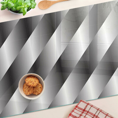 Planche à découper verre Motifs géométriques dans les tons de gris