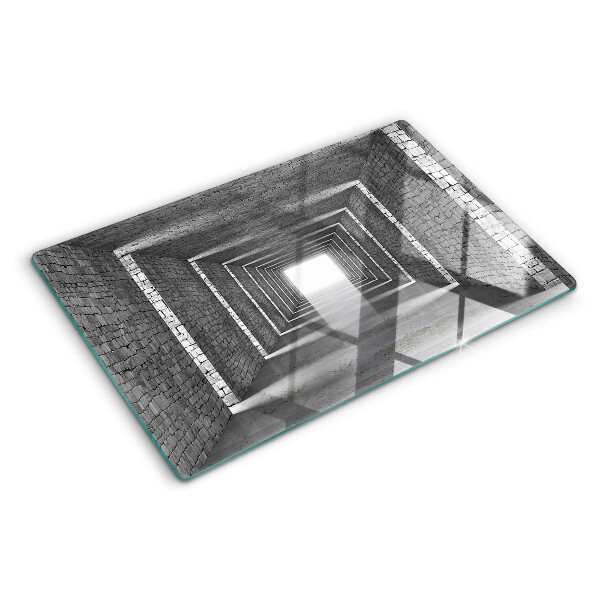Planche à découper verre L'illusion de profondeur dans l'architecture