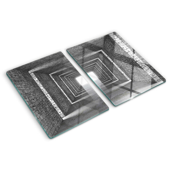 Planche à découper verre L'illusion de profondeur dans l'architecture