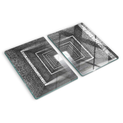 Planche à découper verre L'illusion de profondeur dans l'architecture