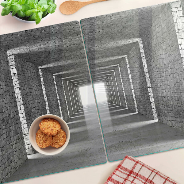 Planche à découper verre L'illusion de profondeur dans l'architecture