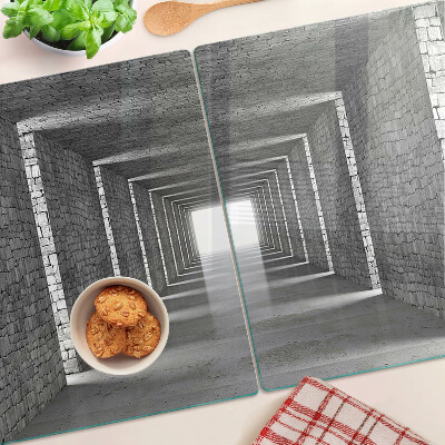 Planche à découper verre L'illusion de profondeur dans l'architecture