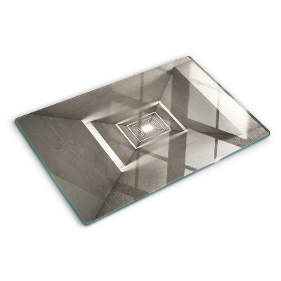 Planche à découper en verre Intérieur géométrique avec effet de profondeur