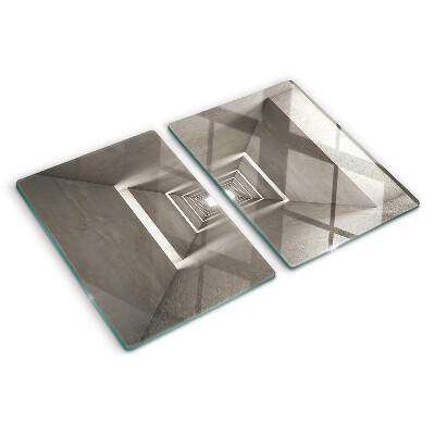 Planche à découper en verre Intérieur géométrique avec effet de profondeur