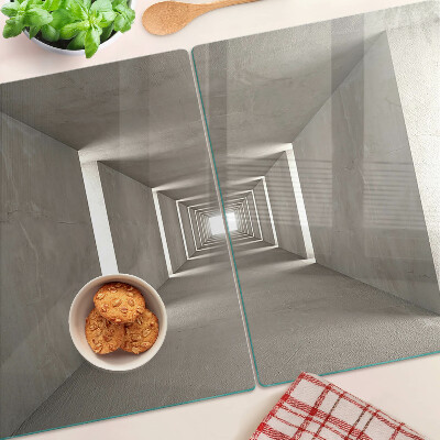 Planche à découper en verre Intérieur géométrique avec effet de profondeur