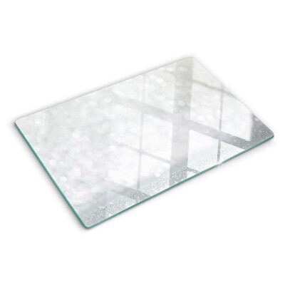 Planche à découper en verre Bokeh scintillant avec effet de lumière