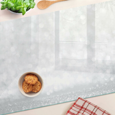 Planche à découper en verre Bokeh scintillant avec effet de lumière