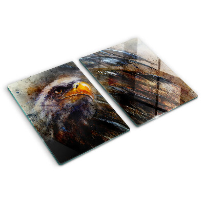 Planche à découper verre Aigle en mouvement