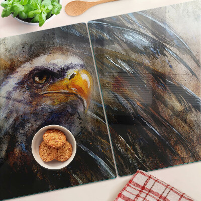 Planche à découper verre Aigle en mouvement