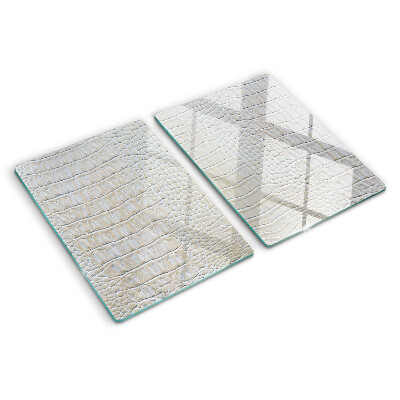 Planche à découper en verre Motif peau de crocodile