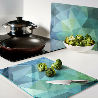 Planche à découper verre Motif abstrait géométrique
