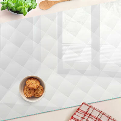 Planche à découper en verre Motif en losange